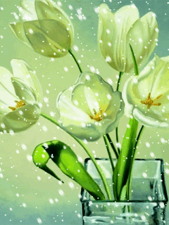 Hình nền động – Hoa lấp lánh tuyệt đẹp