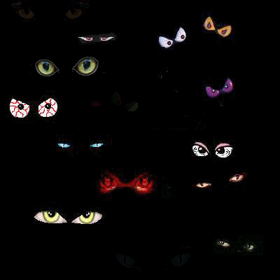 Hình nền halloween – Những đôi mắt trong đêm