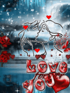 Hình nền valentine – Nụ hôn nồng nàn