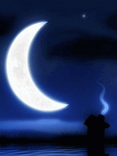 Hình nền động - Đêm trăng tĩnh lặng
