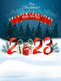 Hình nền Merry Christmas Happy New Year 2023 ấn tượng nhất