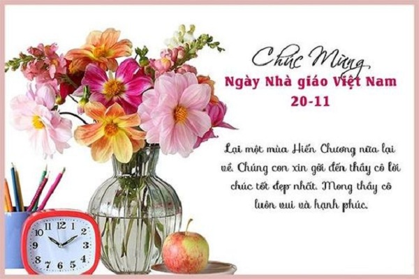 Hình nền thiệp chúc mừng ngày nhà giáo Việt Nam 20-11