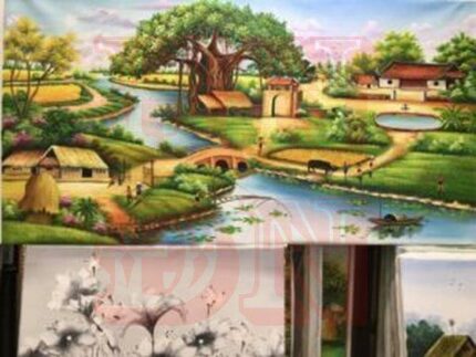 M1394 Tranh Phong Cảnh Đẹp Việt Nam đẹp nhất