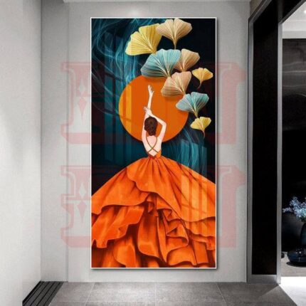 M186 Tranh Cô Gái Nghệ Thuật Treo Tường đẹp nhất