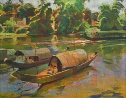 M1948 Tranh Phong Cảnh Đẹp Việt Nam đẹp nhất