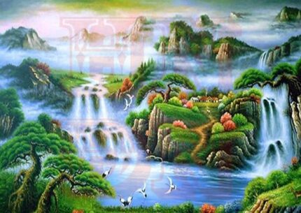 M272 Tranh Sơn Thủy Hữu Tình đẹp nhất