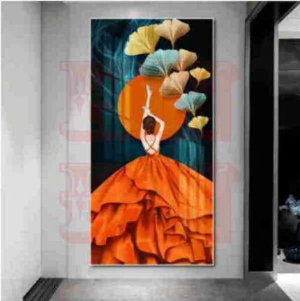 M277 Tranh Cô Gái Nghệ Thuật Treo Tường đẹp nhất