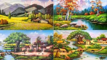 M4 Tranh Phong Cảnh Đẹp Việt Nam đẹp nhất