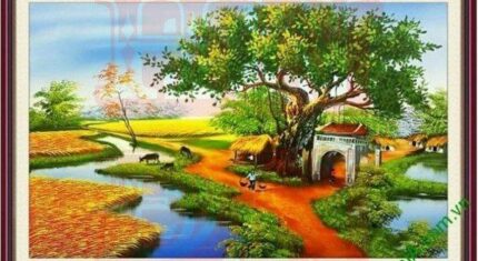 M407 Tranh Phong Cảnh Đẹp Việt Nam đẹp nhất