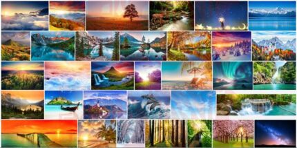 M799 Tranh treo tường Phong Cảnh đẹp đẹp nhất