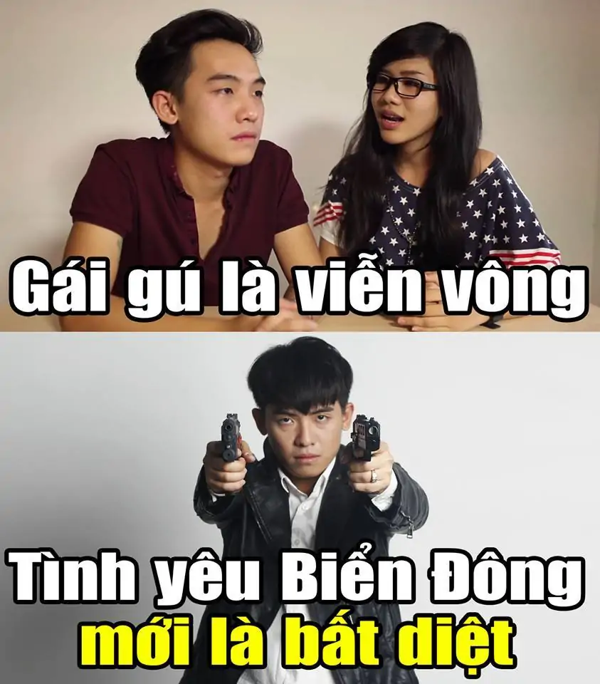 Hình nền hài hước - Hướng về biển đông