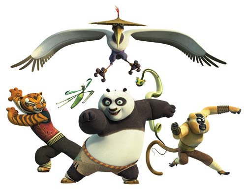 Hình nền hoạt hình - Kungfu Panda cực dễ thương