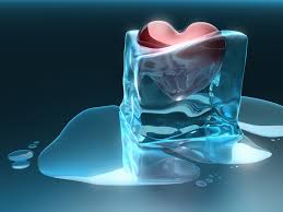 Hình nền 3D - Trái tim bị đóng băng