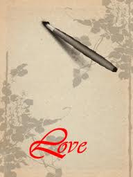 Hình nền thư pháp - chữ Love tuyệt đẹp