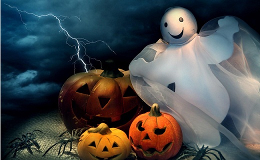 Hình nền halloween –  Ma quỷ và bí ngô cực đẹp