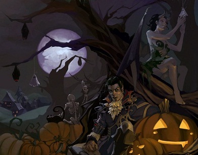 Hình nền halloween - Thế giới ma quỷ
