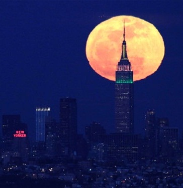 Hình nền trung thu - Đêm trăng thành phố