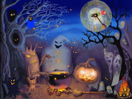 Hình nền halloween – Bữa tiệc của ma quỷ