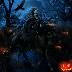 Hình nền halloween – Nữ quỷ tái hiện