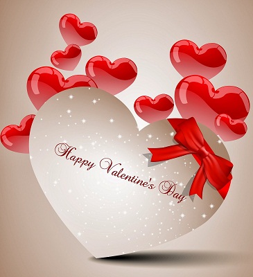 Hình nền valentine - Trái tim độc đáo