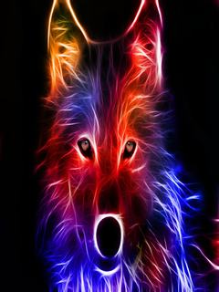 Hình nền 3D – Chó sói cực đẹp