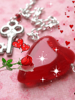Hình nền tình yêu – Trái tim hoa hồng