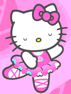 Hình nền điện thoại hoạt hình Hello Kitty