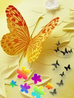Tải hình nền đẹp cho di động - Con bướm xuân