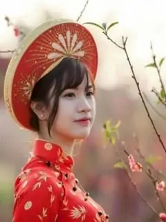 Hình nền girl xinh đẹp ngẩn ngơ ngày xuân