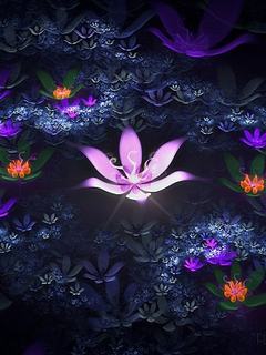 Tải ảnh 3D - Hoa đẹp huyền bí