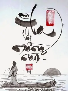 Hình nền thư pháp – Còn ta với nồng nàn