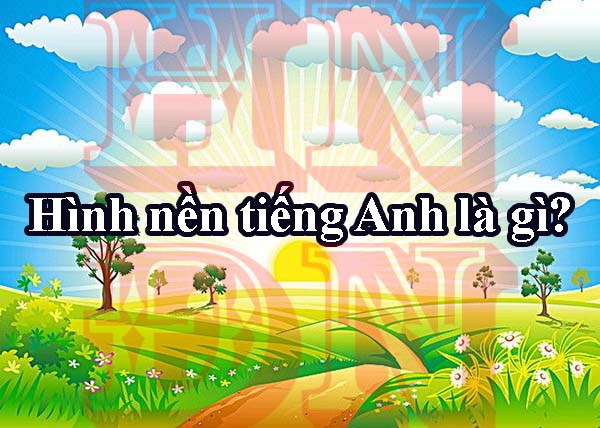 Hình nền tiếng Anh là gì?