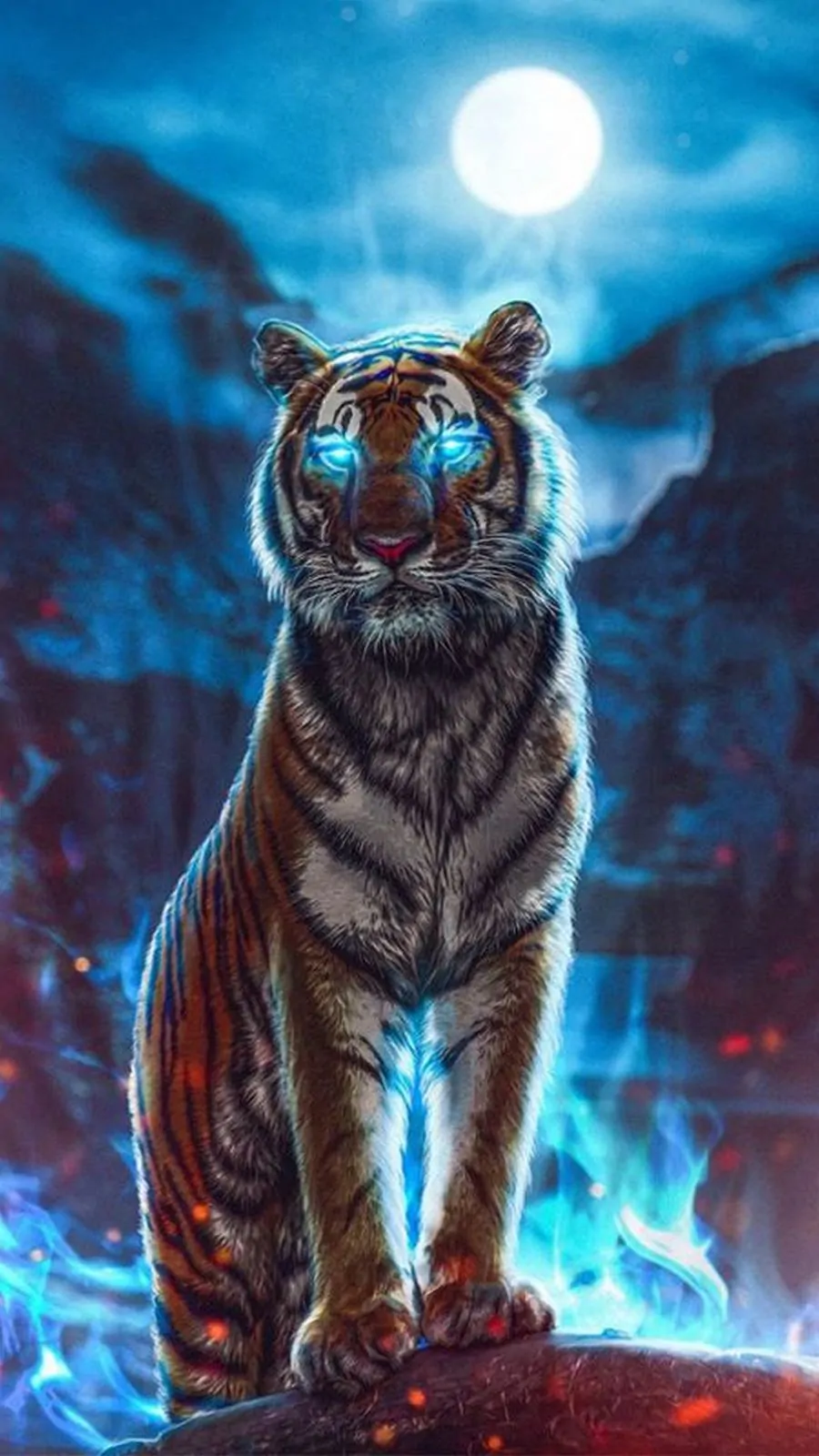 Hé lộ hình nền con hổ 3d đẹp, ngầu và cute nhất 2026